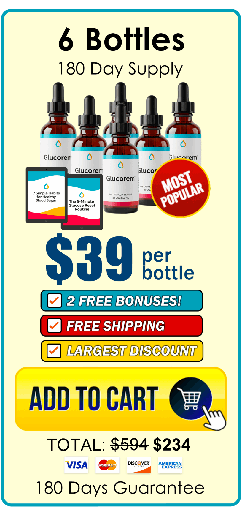 Oerder Glucorem 6 Bottles